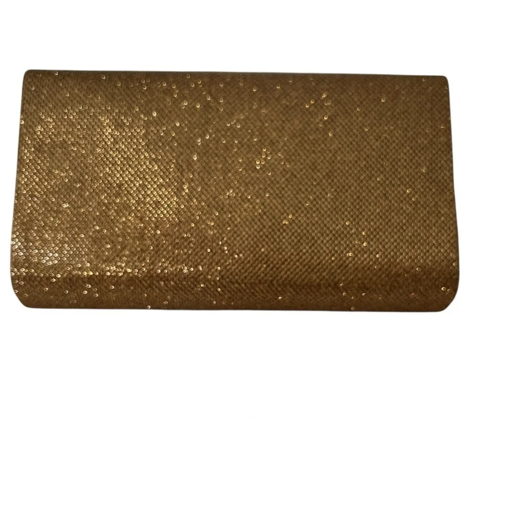 bareMinerals Gold Clutch with Metallic Finish Evening Bag - BRAND NEW